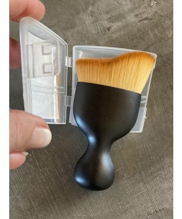 SunScreen Facial Cream Application Brush | Full Coverage Soft Brush with Protective Case - Buy Online on GoSupps.com