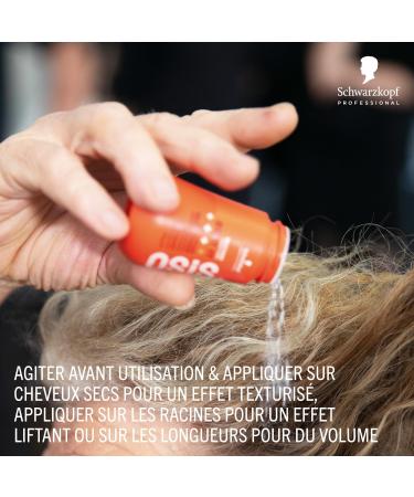 Schwarzkopf Professional OSiS Dust It Mattifying Hair Powder Texturizing Instant Volume Root Lifting Dry Hair Strong Hold 10g - Buy Online on GoSupps.com