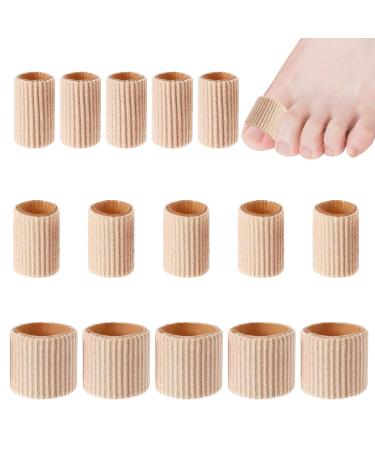 Blmhtwo 15 pieces toe protection Toe spreader soft and breathable toe pads toe caps for chicken eyes Schwielen thumb valgus toe protection for fingers and toes (3cm)