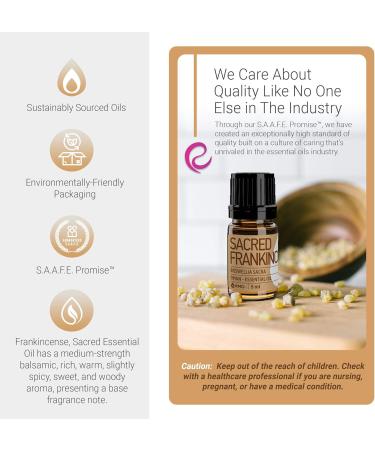 Rocky Mountain Oils Sacred Frankincense Essential Oil - Premium Aromatherapy for Diffusers Massage Therapy & Skin Care - 5ml - Buy Online on GoSupps.com