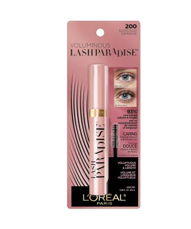 L'Oreal Paris Lash Paradise Mascara - Voluptuous Volume, Intense Length, Feathery Soft Lashes - No Flaking, Smudging, or Clumping - Mystic Black 0.25 Fl Oz - Buy Online on GoSupps.com