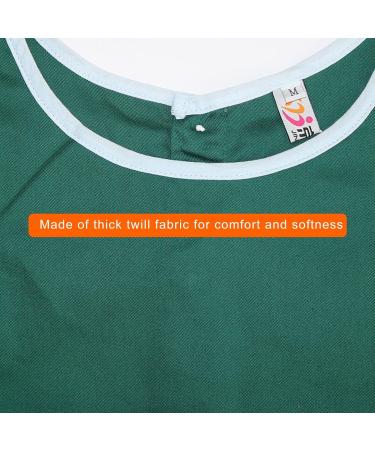 tinysiry Patient Restraint Clothing Bed-Ridden Elderly Collarless Back Buttons Long Bandage Bedridden Top Sweat-Absorbing Patients Bedridden Clothes for Rehabilitation Patients Green XL - Buy Online on GoSupps.com