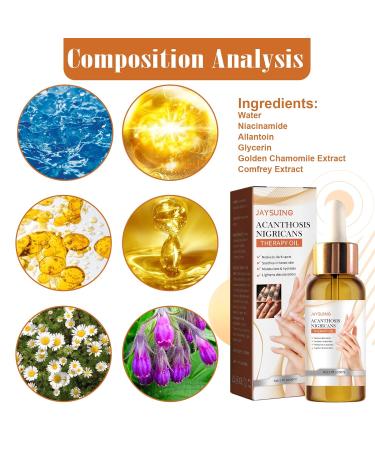 Fulvtuy JAYSUING Acanthosis Nigricans Therapy Oil - Reduces Dark Spots, Soothes Skin - 5 Pack - Buy Online on GoSupps.com