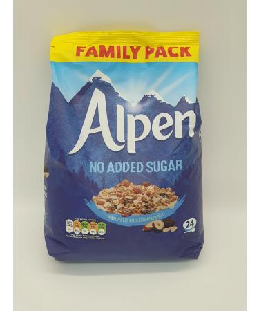 Original Alpen Muesli 1.1kg No Added Sugar Whole Grains Nuts and Raisins - Buy Online on GoSupps.com