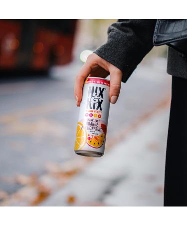 Nix & Kix | Vitamin Vitality | Sparkling Orange and Passionfruit with Added Vitamins | Vitamins B6 B12 C and Vitamin D Natural Drink | Low Sugar and Vegan Friendly | 12 x Can Pack Orange & Passionfruit - Buy Online on GoSupps.com