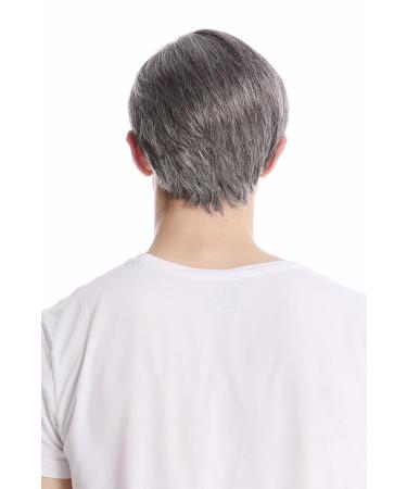 Buy Wig Me Up GFW994-44 Short Men's Fashionable Gray Hair Wig - 20 cm Dark Gray & Black Mix - International Shipping - Buy Online on GoSupps.com