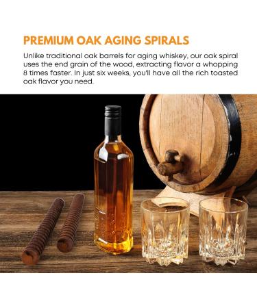 FastRack American Oak Infusion Spirals - Heavy Toast - Enhance Your Wine | 20.7 x 6.0 x 2.7 cm | International Shipping Available - Buy Online on GoSupps.com
