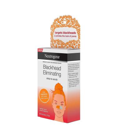 Neutrogena Blackhead Eliminating Pore Strip with Salicylic Acid 6 Count - Buy Online on GoSupps.com