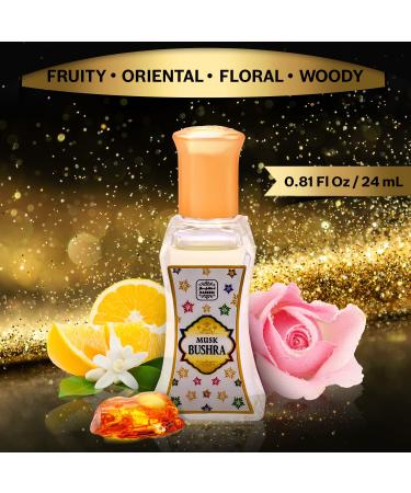 NASEEM Musk Bushra Roll on Perfume Pheromones Perfumes for Women - Arabian Perfume Oil Fruity White Musk Perfume - Alcohol Free & Long Lasting Perfume 0.81 Fl Oz - Buy Online on GoSupps.com