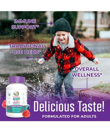 Organic Kids Immune Support & Probiotic Gummies Bundle by MaryRuth's | Vitamin C, Zinc, Elderberry | Digestive & Gut Health | USDA Certified | Ages 4 - Buy Online on GoSupps.com