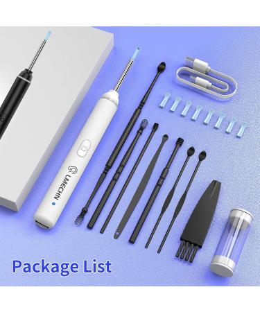 Ear Wax Removal Tool with 1920P HD Camera & LED Lights - Ear Cleaner for iPhone, iPad, Android - Earwax Remover Kit - Buy Online on GoSupps.com