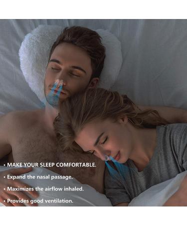 Snore Stopper Solution for Comfortable Sleep - 2 Magnetic Nose Clips & 4 Silicone Dilators (White) - Buy Online on GoSupps.com