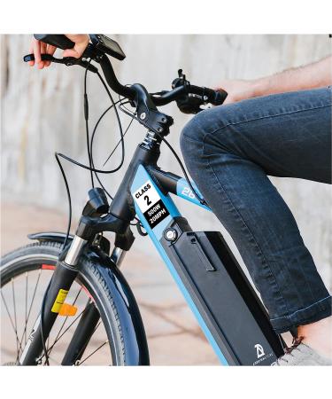 Class 2 500W 20MPH Electric Bicycle Frame Identification Stickers Set - Weatherproof Vinyl Decals for E-Bike - 4 Removable Class Number Mark Stickers - Buy Online on GoSupps.com