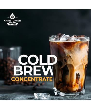 Decaf Colombian Coffee Concentrate - Unsweetened Cold Brew & Iced Coffee Liquid Extract - 100% Arabica, 8oz Bottle - Buy Online on GoSupps.com