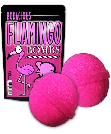 Flamingo Bombs Bath Bombs   Flamingo Bath Balls Funny Pink Gifts for Girls Flamingo Friend Gifts for Women Pretty Pink Bath Bombs Stocking Stuffers for Girls Fun White Elephant Ideas Secret Santa Gift