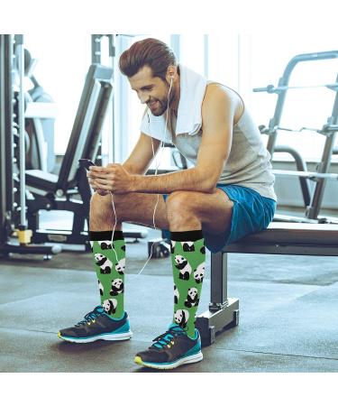 Haskirky High Elasticity Compression Socks - Cute Pandas Design for Adults | Relieve Fatigue, Perfect for Travel and Daily Activities | 1 Pair - Buy Online on GoSupps.com