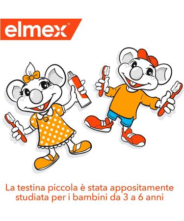 Buy Elmex Children's Toothbrush for Ages 3-6 | International Shipping Available - Buy Online on GoSupps.com