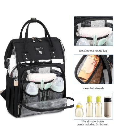 Shop Stylish Pomelo Baby Diaper Backpack - Waterproof Large Capacity & Multifunctional | Perfect for On-the-Go! - Buy Online on GoSupps.com