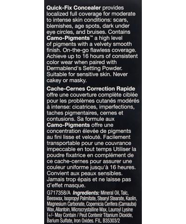 Dermablend Quick-Fix Full Coverage Concealer Stick 25N Beige - Perfect for Dark Circles & Imperfections - Buy Online on GoSupps.com