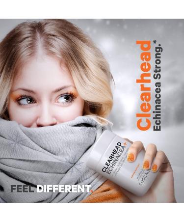 Codeage Clearhead Echinacea+ Supplement - Echinacea Schisandra Feverfew Coptis American Ginseng Astragalus Garlic Probiotics Vitamins C & D3 Zinc Selenium - Clear Head Vitamin - 90 Capsules - Buy Online on GoSupps.com
