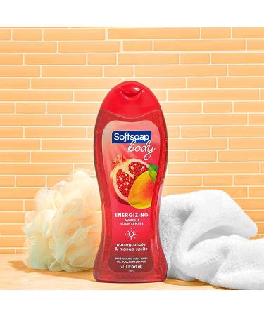 Softsoap Pomegranate and Mango Body Wash Shower Gel for Women - 20 fl oz (Pack of 4) - Buy Online on GoSupps.com