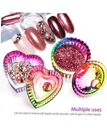 Beaupretty Monomer Acrylic Nail Liquid Pcs colorful crystal cup acrylic acrylic nail brush glass bowl glass bowls with lids glass dappen dish glass cups with lid glass dishes Nail supplies - Buy Online on GoSupps.com