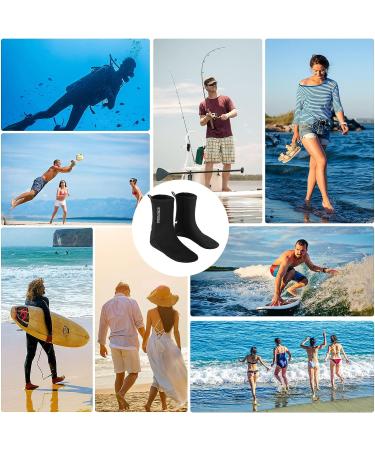 LIXUFRHK Neoprene Waterproof Socks 2MM - for Outdoor Water Sports - X-Large - Buy Online on GoSupps.com