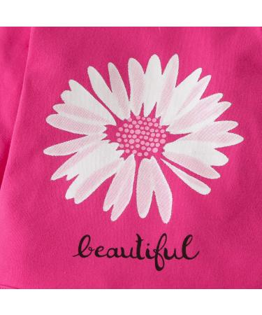 Koonde Baby Girl 3-Piece Outfit Set - Romper, Trouser & Headband | Newborn to 24 Months | Bright Pink | 0-3 Months - Buy Online on GoSupps.com