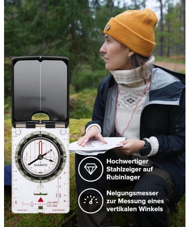 Suunto MC-2 NH Compass - Precision Navigation for Outdoor Adventures | International Shipping Available - Buy Online on GoSupps.com