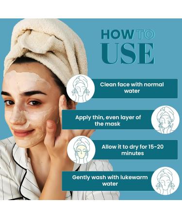 WildOak Dead Sea Healing Mud Mask | 2% Niacinamide Calendula & Zinc Oxide | Paraben & Sulphate Free | Blemish Treatment & Skin Tone Evenness | All Skin Types | 3.52 oz - Shop Now - Buy Online on GoSupps.com