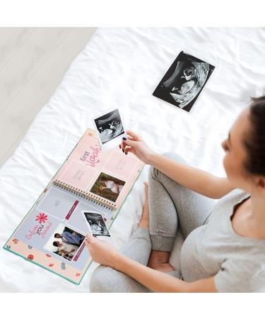 RubyRoo Baby Memory Book for Girls - 60 Page Hardcover Scrapbook for First 5 Years - Keepsake Photo Album and Milestone Journal - Perfect Baby Shower Gift - Buy Online on GoSupps.com