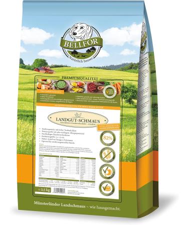 Bellfor Special Kit for Dogs Landgut-Schmaus - Insect Taste - For Feeding Dogs with Clostridium difficile 2.5 kg Shiimun Gastronomy Powder 120 g and 1 Jute Bag - Buy Online on GoSupps.com