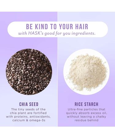 Hask Chia Seed Volumizing Dry Shampoo 6.5 Oz - Long-lasting Absorption - Buy Online on GoSupps.com