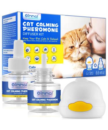 Soothing diffuser for cats 2 packs of cat-calming diffuser refill packs as a replacement enhaned cat calming pheromon diffuser cat-calming diffusor kit for cats fear relief CAT CALMING DRIGNATER 2PCs
