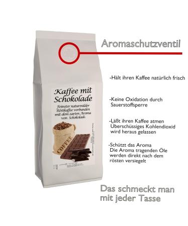 C&T Aroma Coffee - Chocolate Flavored Ground Coffee (1000g) - Premium Private Roasting for an Indulgent Experience - Buy Online on GoSupps.com