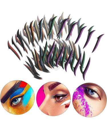 Didiseaon 40 Pairs Eyeliner Glitter Stickers Stiker Adhesive Stickers Adhesive Tape Plastic Double Eyelid - Buy Online on GoSupps.com