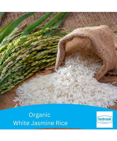 Organic White Jasmine Rice 1kg | Certified Organic by Fenbrook Organic - Buy Online on GoSupps.com