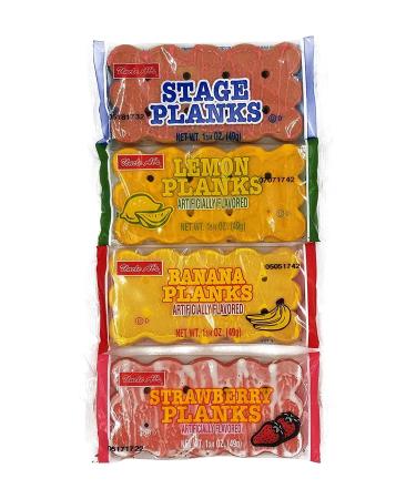 Uncle Al's Stage Planks Bulk Variety Pack - Original, Banana, Lemon, Strawberry - Buy Online on GoSupps.com