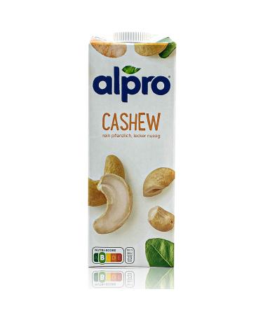 Alpro Cashew Drink Original - 10-Pack (1L) | 100% Plant-Based Nut Beverage - International Shipping Available - Buy Online on GoSupps.com