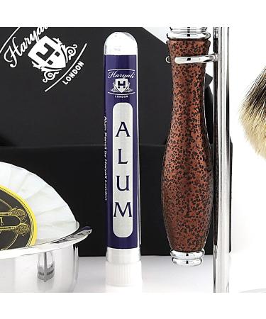 Top Class Men's Shaving Set | Silver Tip Badger Brush DE Safety Razor Dual Stand Bowl & Soap - Premium Grooming Essentials - Buy Online on GoSupps.com