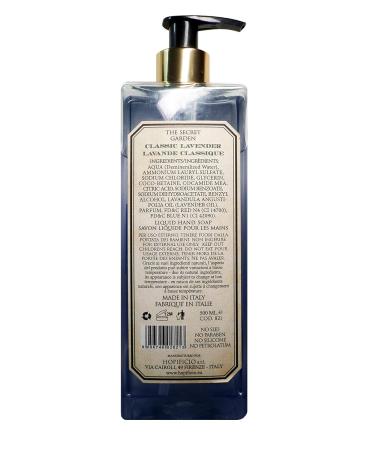 Buy The Secret Garden Classic Lavender Liquid Soap - 16.9 fl. Oz | Premium Quality International Shipping Available - Buy Online on GoSupps.com