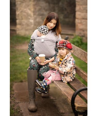 DaisyGro Certified Organic Baby Sling Carrier | GOTS Organic | CPSC Safety Tested | Small/Medium or Plus Size | Grey - Buy Online on GoSupps.com