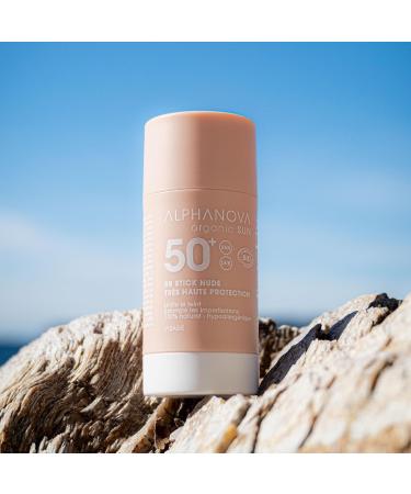  Alphanova ALPHANOVA HEALTH - BB Stick Nude PERFECT SKIN SPF50+ ORGANIC SUN SENSITIVE - certified organic - natural - eco-friendly - 15ml - Buy Online on GoSupps.com