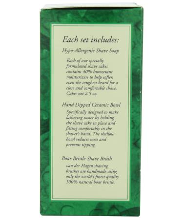 Van Der Hagen Premium Shave Set - Complete Kit with Soap Bowl & Brush for a Superior Shaving Experience - International Shipping Available - Buy Online on GoSupps.com