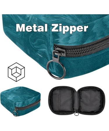 Blue Batik Ladies Napkins & Storage Bag Portable Menstrual Cup Holder for Women Teenagers & Girls - Buy Online on GoSupps.com