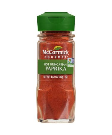 McCormick Gourmet Hot Hungarian Paprika, 1.62 oz 1.62 Ounce (Pack of 1) ALL NATURAL HOT HUNGARIAN - Buy Online on GoSupps.com