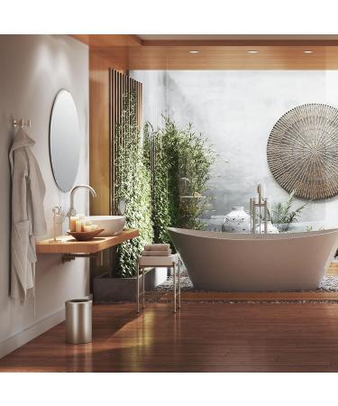 Gatco Beveled Easy Mount Mirror 26.5x19.5 Silver - Wall Mounted Bathroom Vanity Mirror - Buy Online on GoSupps.com