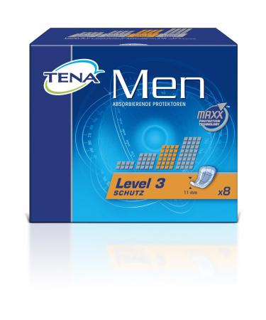 Tena Men Level 3 pads for men with moderate bladder weakness/incontinence pack of 6 (6 x 8 pieces)