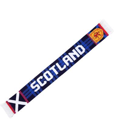 Scotland National Soccer HD Knit Scarf - Official Euroscarves Collection - Buy Online on GoSupps.com